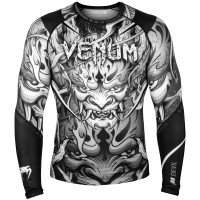 Рашгард Venum Devil Rashguard Long Sleeves White Black