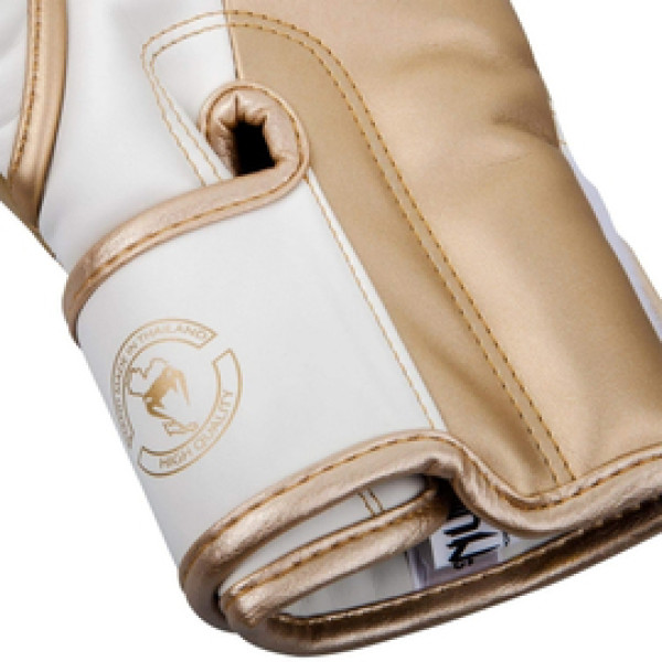 Боксерские перчатки Venum Elite Boxing Gloves White Gold