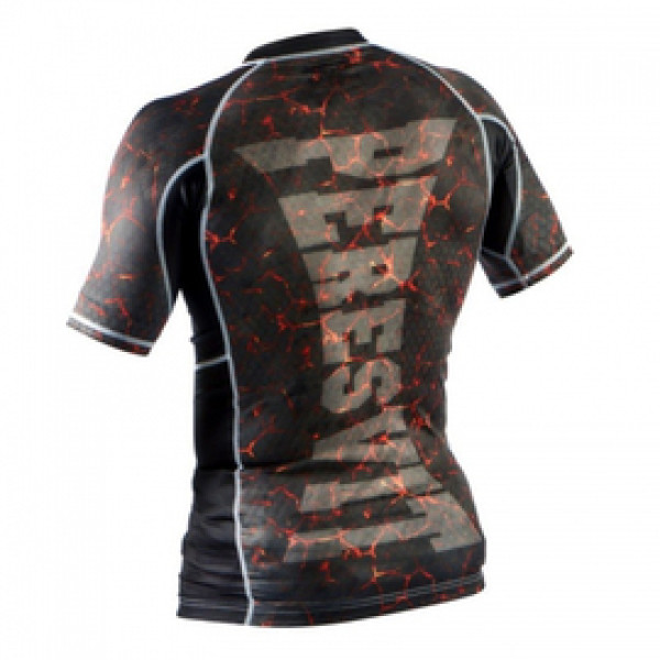 Рашгард Peresvit Immortal Silver Force Rashguard Short Sleeve Lava