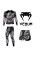 Рашгард Venum Dragon's Flight Black/Sand L/S
