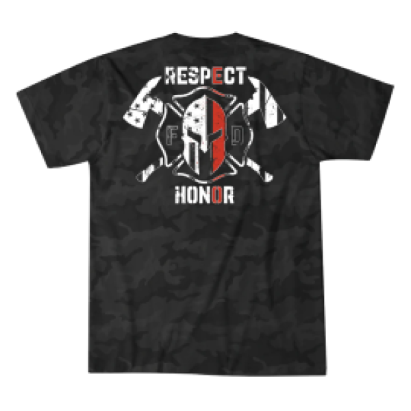 Футболка Howitzer Respect Fire Shortsleeve Tee Black Camo