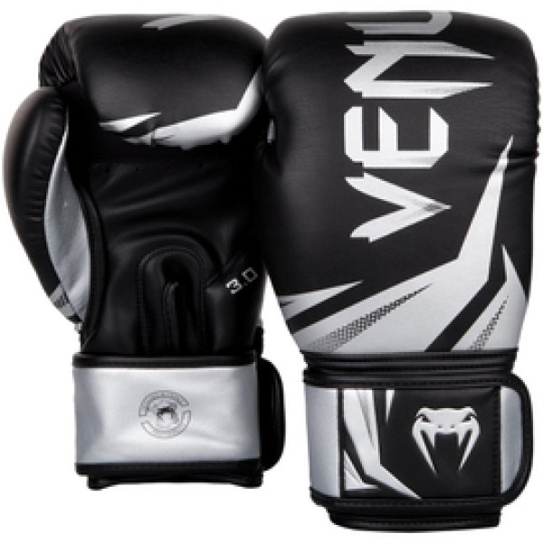 Боксерские перчатки Venum Challenger 3.0 Boxing Gloves Black Silver