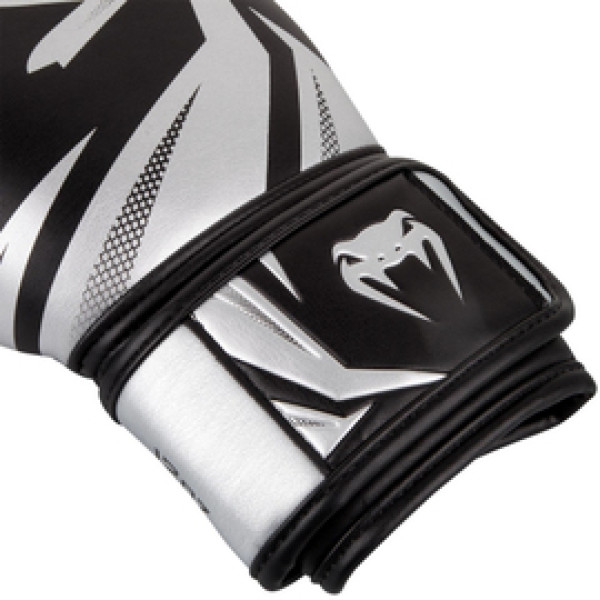 Боксерские перчатки Venum Challenger 3.0 Boxing Gloves Black Silver