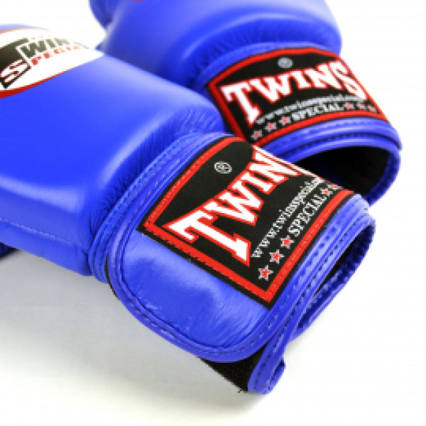 Twins Боксерские перчатки Twins Velcro BGVL3 Blue
