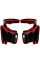 Защита бедра Title Gel Thai Style Thigh Pads Black Red