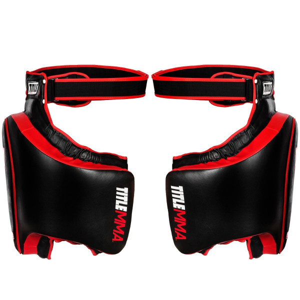 Защита бедра Title Gel Thai Style Thigh Pads Black Red