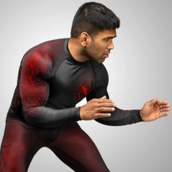 Рашгард Hayabusa Geo Long Sleeve Rashguard Red