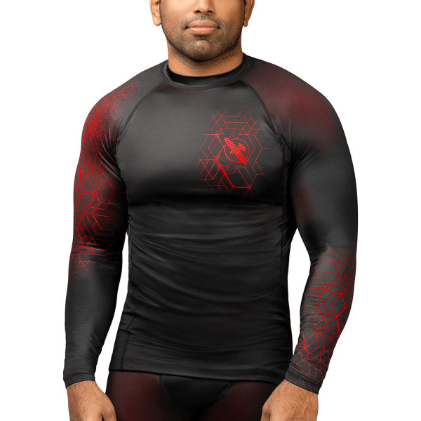 Рашгард Hayabusa Geo Long Sleeve Rashguard Red
