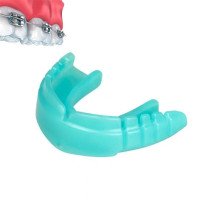Капа боксерська OPRO Snap-Fit FOR BRACES Mint Green Flavoured+Strap (art.002318002)
