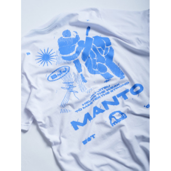 Футболка MANTO T-shirt BJJ Sequence White