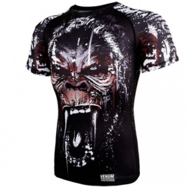 Рашгард Venum Gorilla Rashguard Short Sleeves Black