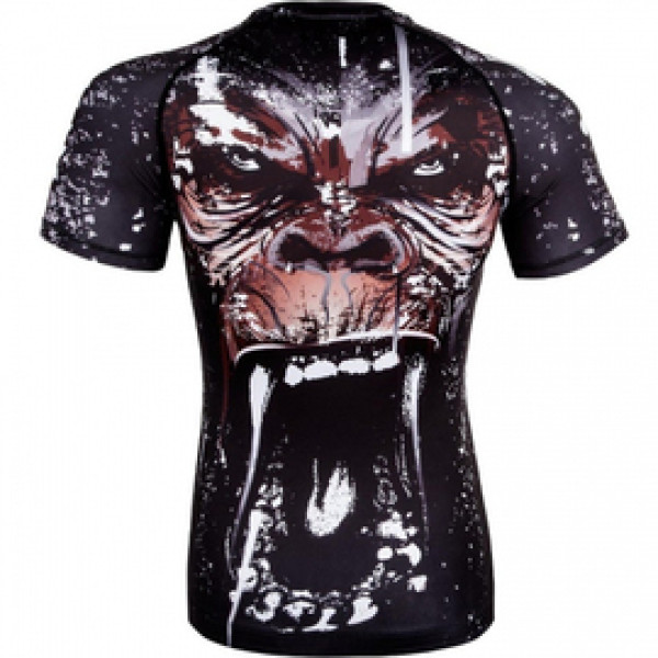 Рашгард Venum Gorilla Rashguard Short Sleeves Black