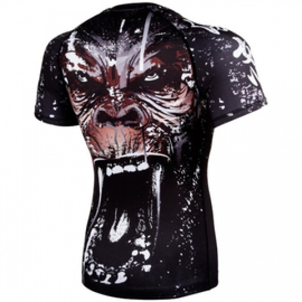 Рашгард Venum Gorilla Rashguard Short Sleeves Black