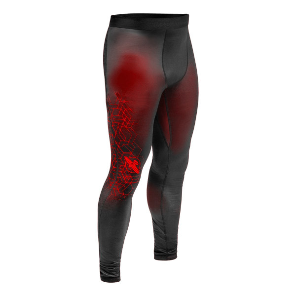 Компрессионные штаны Hayabusa Geo Jiu Jitsu Spats Red
