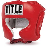 Шлем Title Pro Traditional Training Headgear Red