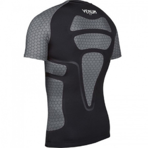 Рашгард Venum Absolute Short Sleeves Black Grey