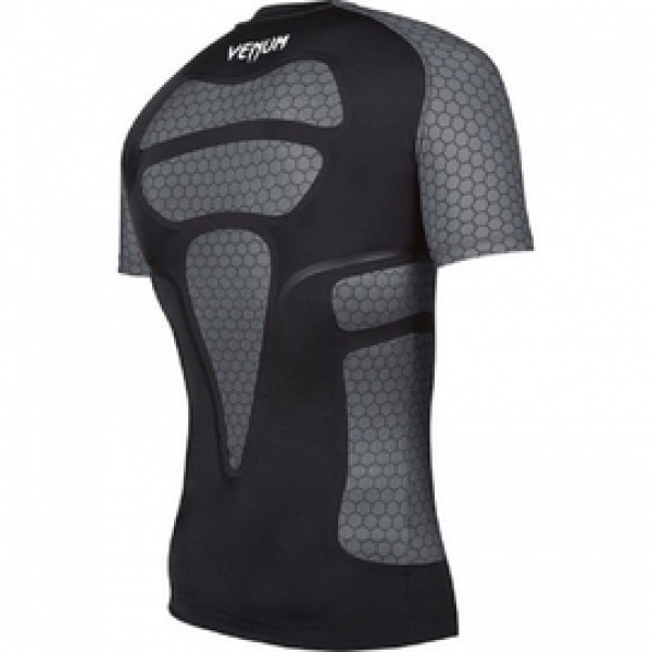 Рашгард Venum Absolute Short Sleeves Black Grey