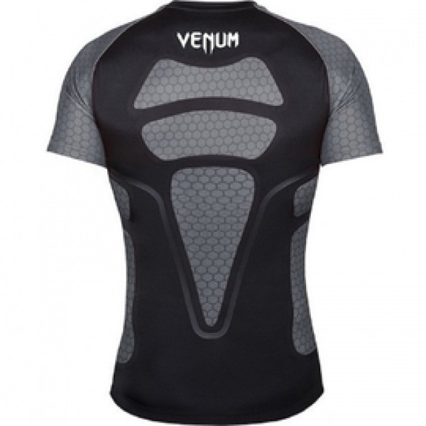 Рашгард Venum Absolute Short Sleeves Black Grey