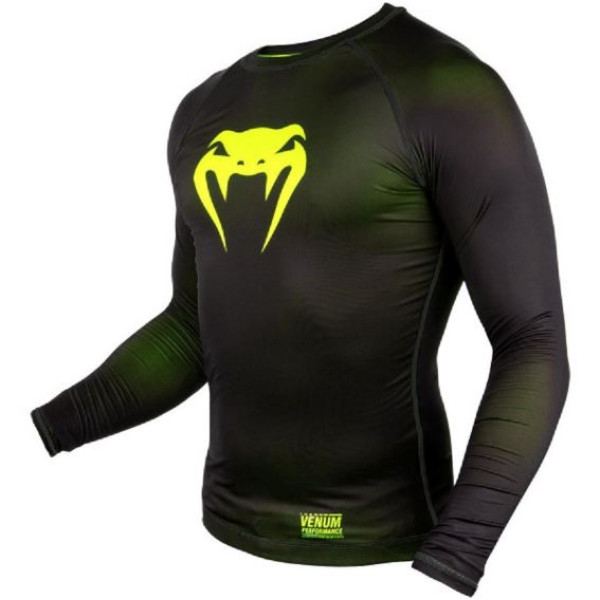 Рашгард Venum Contender 3.0 Black\Yellow