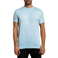 Футболка Affliction Full Throttle Sky Blue Pigment Dye