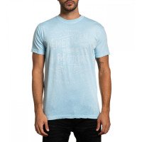 Футболка Affliction Full Throttle Sky Blue Pigment Dye