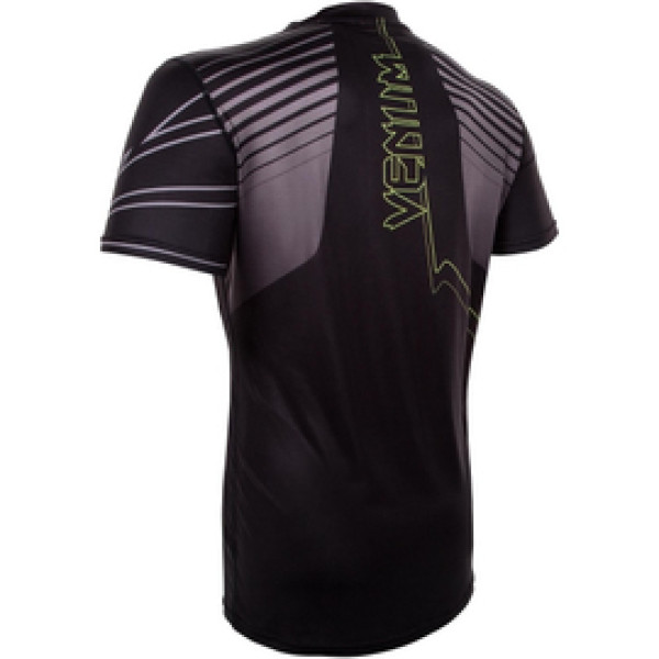 Футболка Venum Sharp 3.0 Dry Tech T-shirt Black Yellow