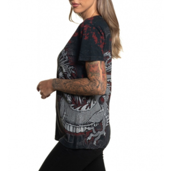 Женская футболка Affliction Dragon