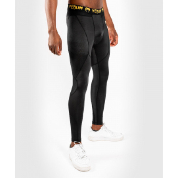 Компрессионные штаны Venum G-Fit Compression Tights Black Gold