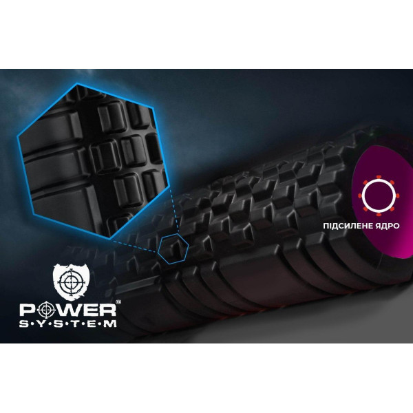 Массажный ролик Power System Fitness Foam Roller PS-4050 Pink