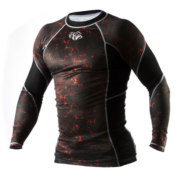 Рашгард Peresvit Immortal Silver Force Rashguard Long Sleeve Lava