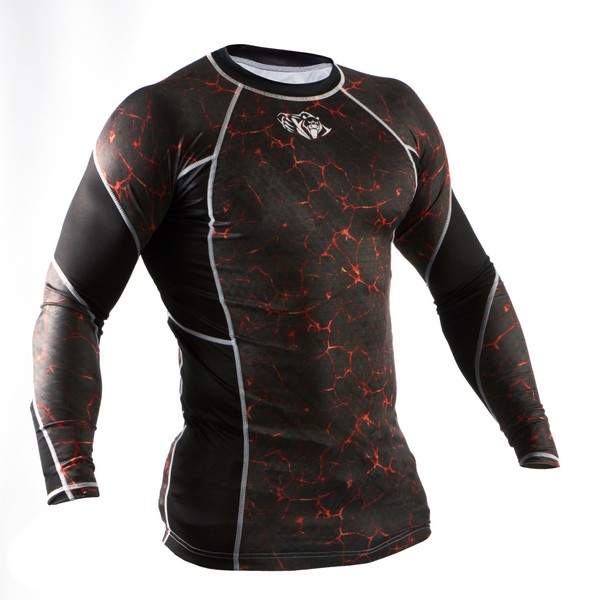 Рашгард Peresvit Immortal Silver Force Rashguard Long Sleeve Lava