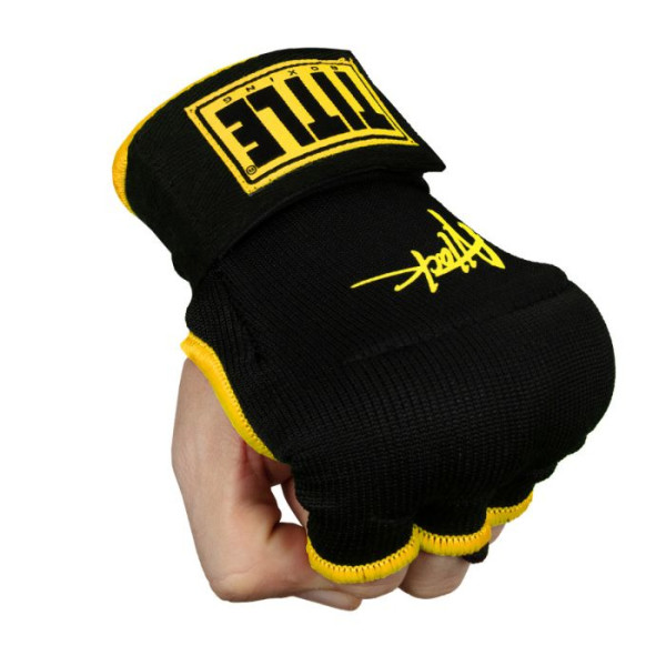 Гелевые бинты Title Attack Nitro Speed Wraps 2.0 Black Yellow