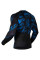 Рашгард Venum Devil Rashguard Long Sleeves Blue Black