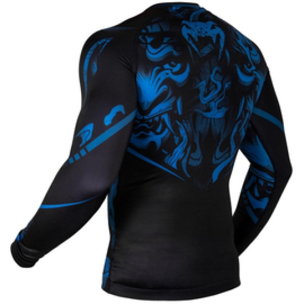 Рашгард Venum Devil Rashguard Long Sleeves Blue Black