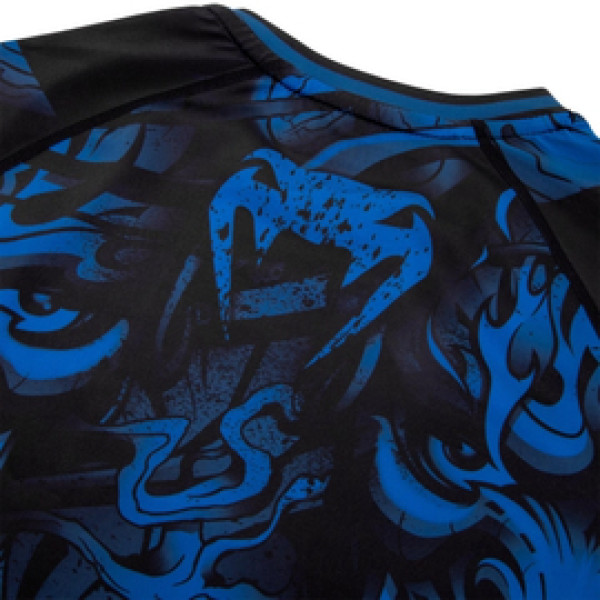 Рашгард Venum Devil Rashguard Long Sleeves Blue Black