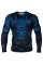 Рашгард Venum Devil Rashguard Long Sleeves Blue Black