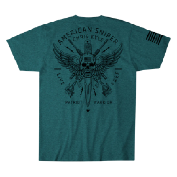 Футболка Howitzer Ck Circle Shield Cyan Black Heather