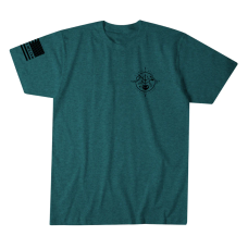Футболка Howitzer Ck Circle Shield Cyan Black Heather
