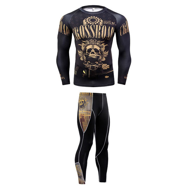Компрессионные штаны Fixgear Crossroad Gold