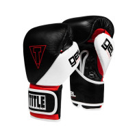 Боксерские перчатки Title GEL E-Series Training Gloves Black White