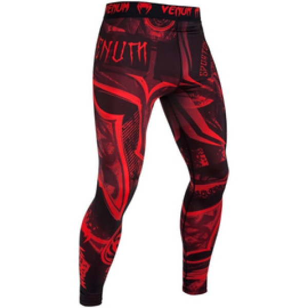Компрессионные штаны Venum Gladiator 3.0 Spats Black Red