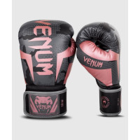 Боксерские перчатки Venum Elite Black Pink Gold