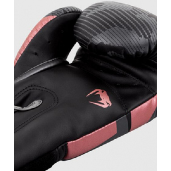 Боксерские перчатки Venum Elite Black Pink Gold