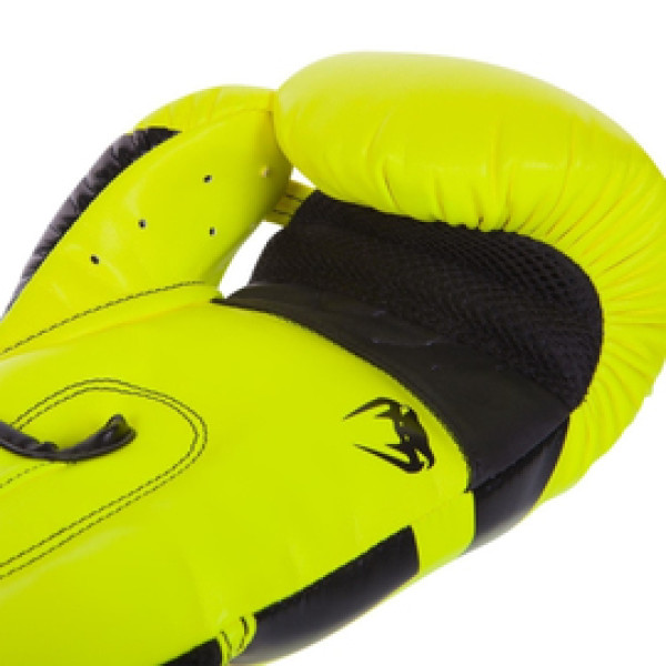 Боксерские перчатки Venum Elite Boxing Gloves Neo Yellow