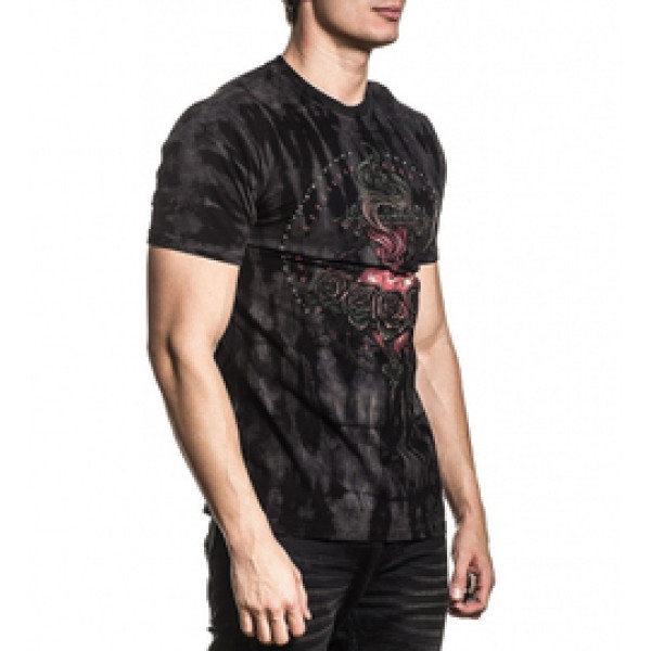 Футболка Affliction Forget In Thorns SS Tee Flux Wash