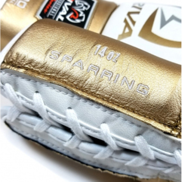 Боксерские перчатки Rival RS100 Professional Sparring Gloves White Gold