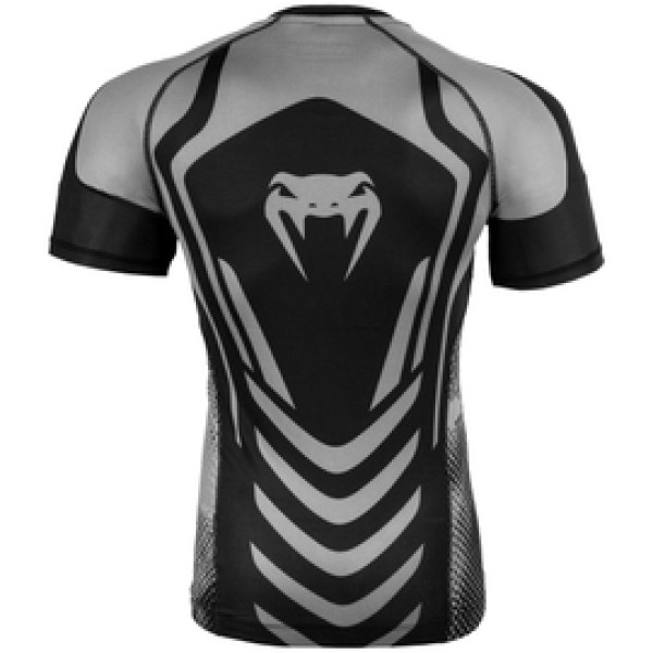 Компрессионная футболка Venum Technical Compression T-shirt Short Sleeves Black Grey
