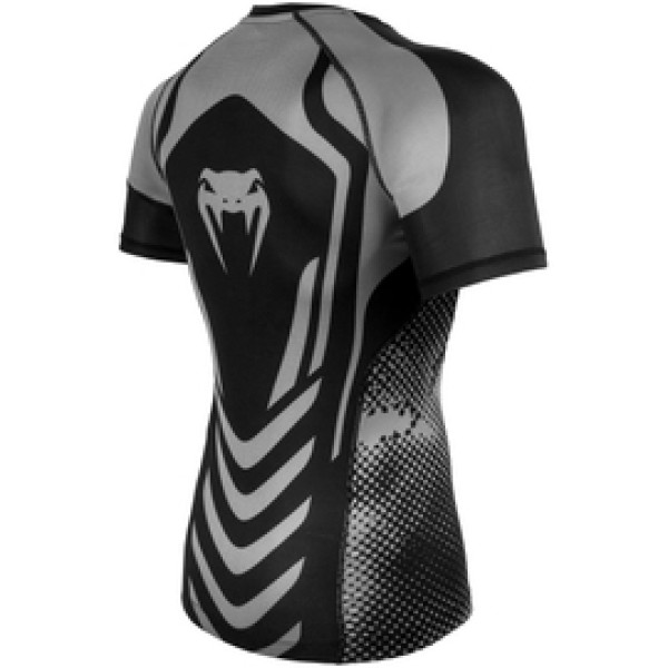 Компрессионная футболка Venum Technical Compression T-shirt Short Sleeves Black Grey