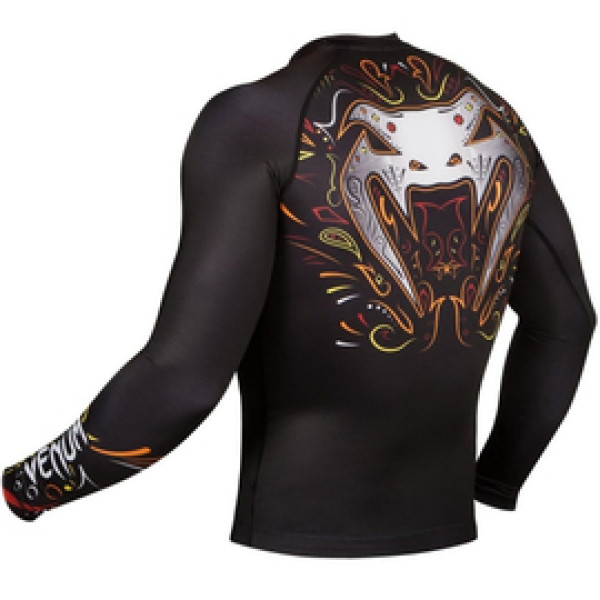 Рашгард Venum Santa Muerte 2.0 Rashguard Long Sleeves Black