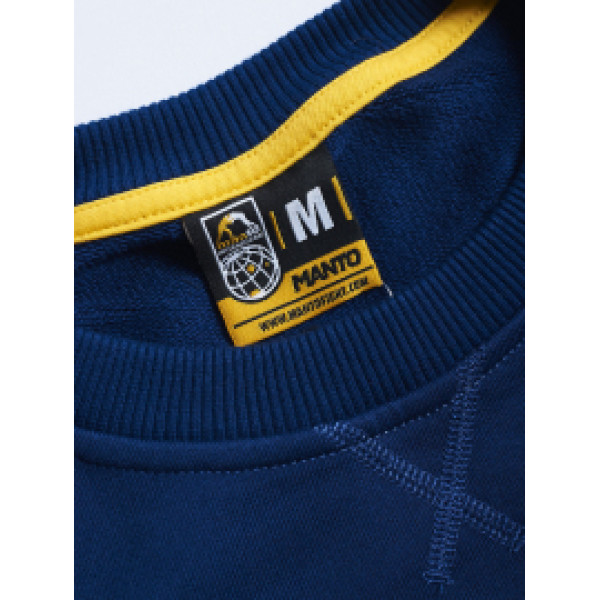 Свитшот MANTO Crewneck Logo 2.0 Navy Blue